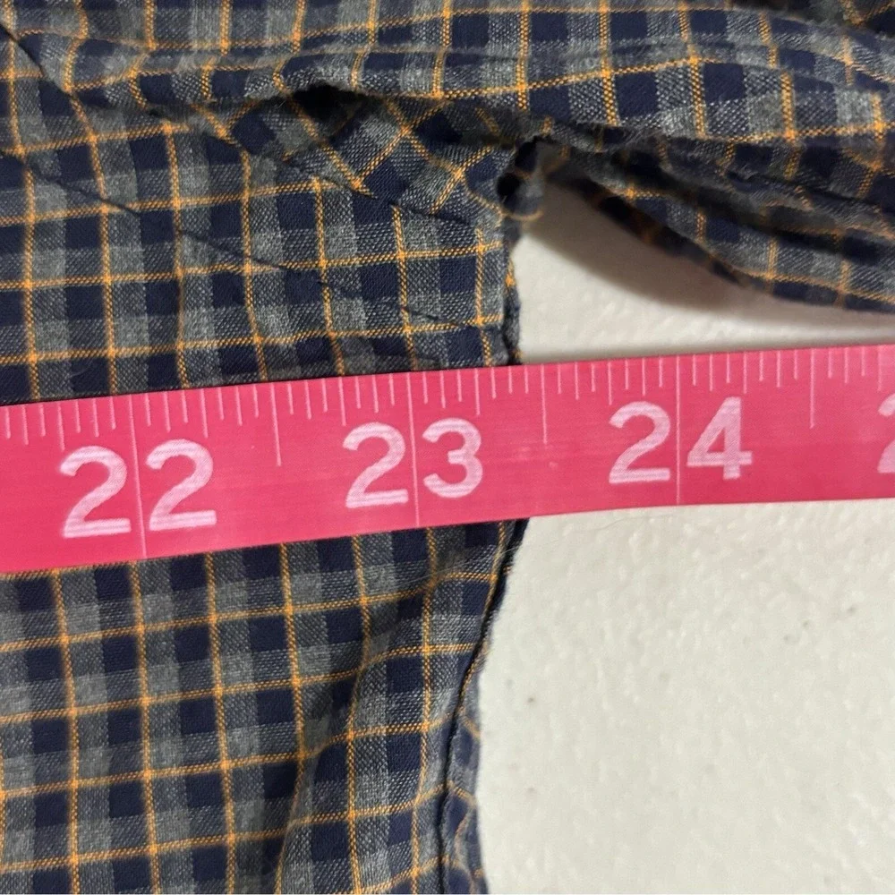 J.Crew Shirt Mens XL Brown Plaid Button Down Long Sleeve Soft‎ Slim Fit